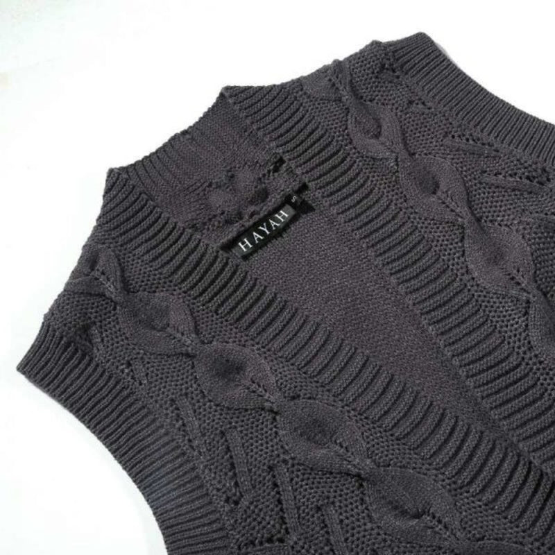 Charcoal Wool Vest
