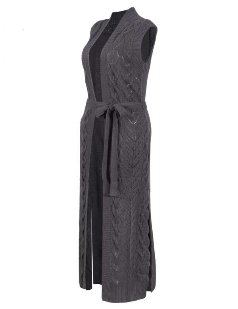 Charcoal Wool Vest